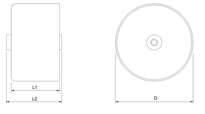 SMS : Polypropylene: 700Vdc - 1800Vdc dimensions